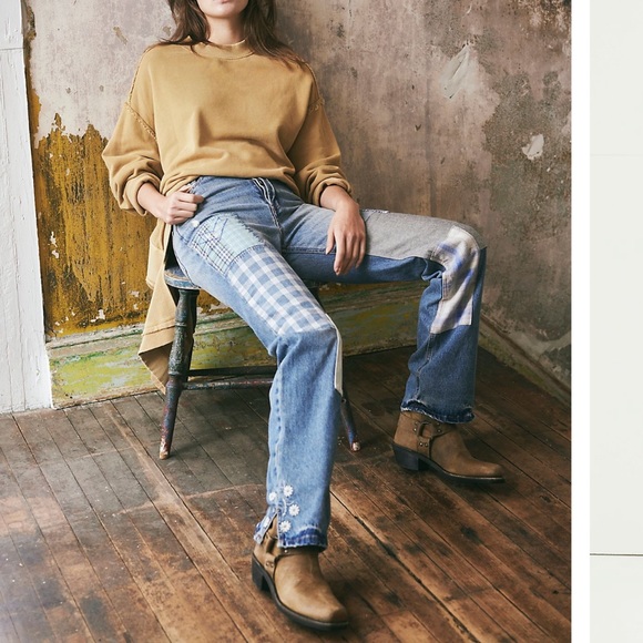 FREE PEOPLE Steinbeck patched 28 - Picture 2 of 3